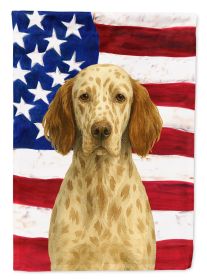 Liver Belton English Setter American Flag Garden Flag Mailbox Flag Decorative Yard Flag Banner Outside Patio Artwork Yard Flower Beds, Garden Siz