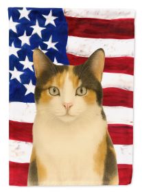 Calico Cat American Garden Flag Mailbox Flag Decorative Yard Flag Banner Outside Patio Artwork Yard Flower Beds, Garden Size, Multicolor