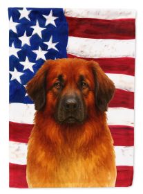 Red Leonberger American Flag Garden Flag Mailbox Flag Decorative Yard Flag Banner Outside Patio Artwork Yard Flower Beds, Garden Size, Multicolor